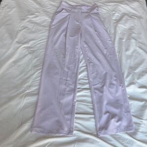 Wild Fable Lavender High-Waist Wide Leg Pants Size 0 Easter Feminine Tailor